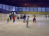 Action in der Eishalle