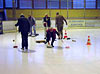 Action in der Eishalle