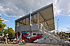 Graffiti an der Siegward-Tesch-Trib�ne