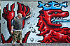 Graffiti an der Siegward-Tesch-Trib�ne